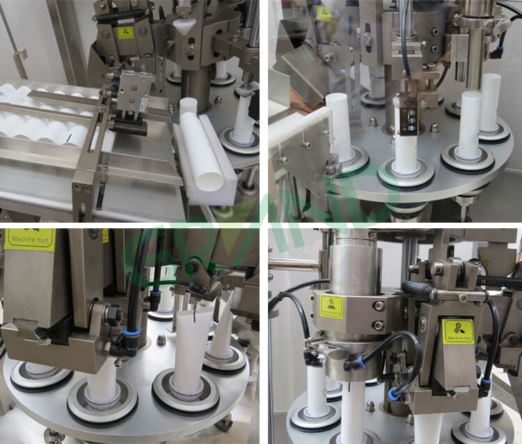 Metal T&uuml;p Doldurma Sızdırmazlık Makinesi Ayrıntıları