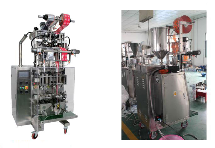 Otomatik iki şerit jel poşet paketleme makinesi