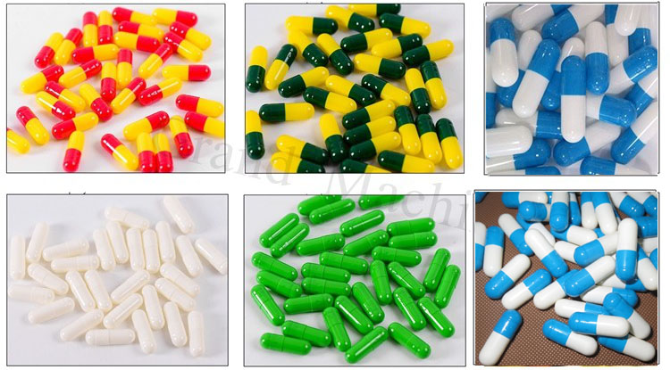 Yarı sutomatik kaps&uuml;l dolum makinesi &ouml;rneği