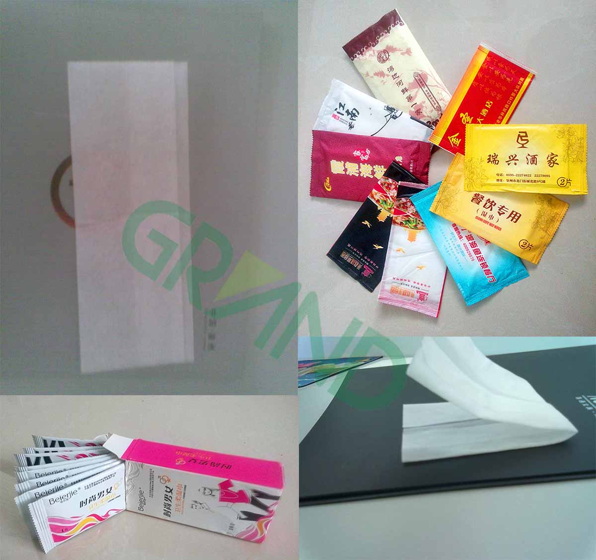 Otomatik Tek Par&ccedil;a Islak Doku Paketleme Makinesi &Ouml;rneği