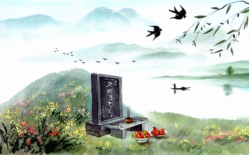 U&ccedil;urtma Qingming Festivalinde U&ccedil;an