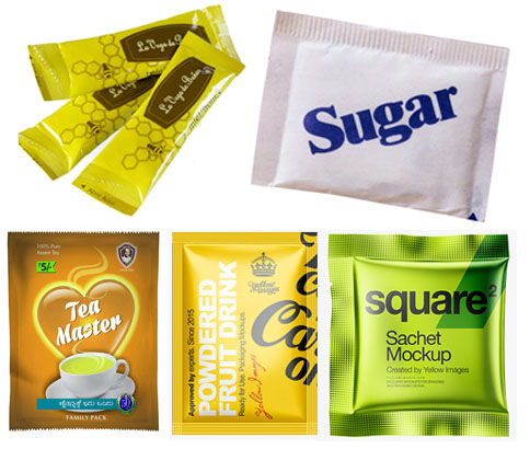 Otomatik İki Şerit Jel Poşet Paketleme Makinesi &Ouml;rneği