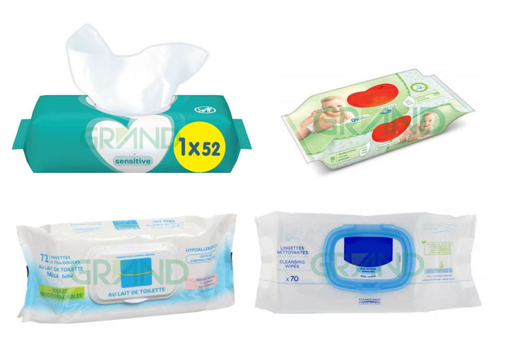 ıslak mendil katlama ve ambalaj makinesi &ouml;rneği