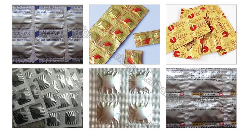 Otomatik Şerit Paketleme Makinesi Tablet Paketleme Makinesi &Ouml;rneği